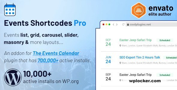The Events Calendar Shortcode and Templates Pro v4.1.3
