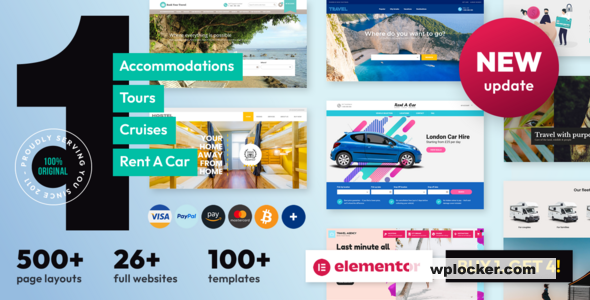 Book Your Travel v8.19.64 - Online Booking WordPress Theme